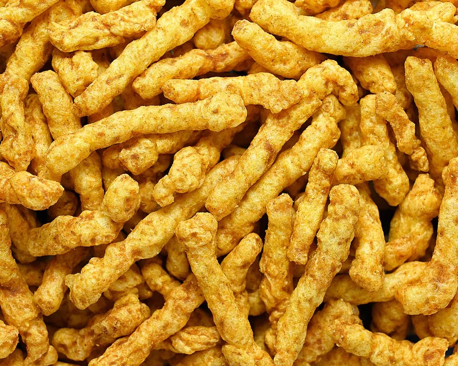 Crisp golden namkeen
